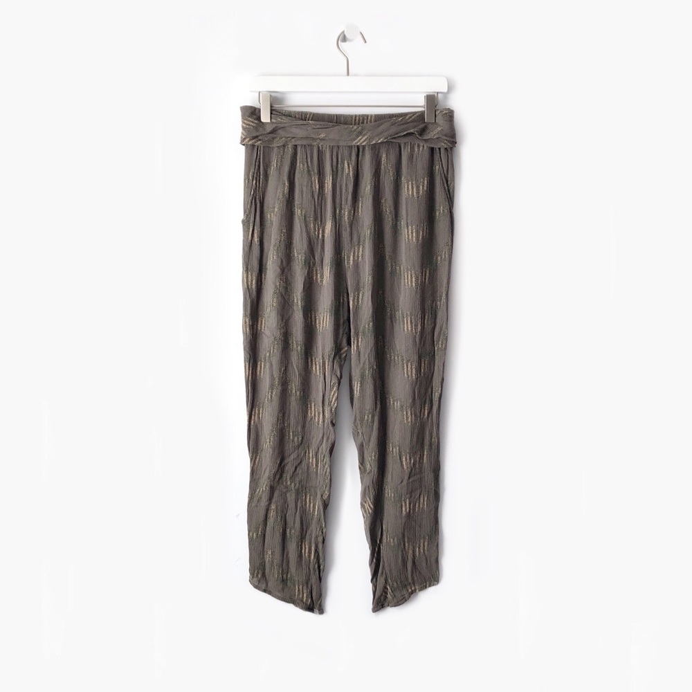 free people  got me twisted ankle zip harem pant. I washed it and NEVER WORE IT.